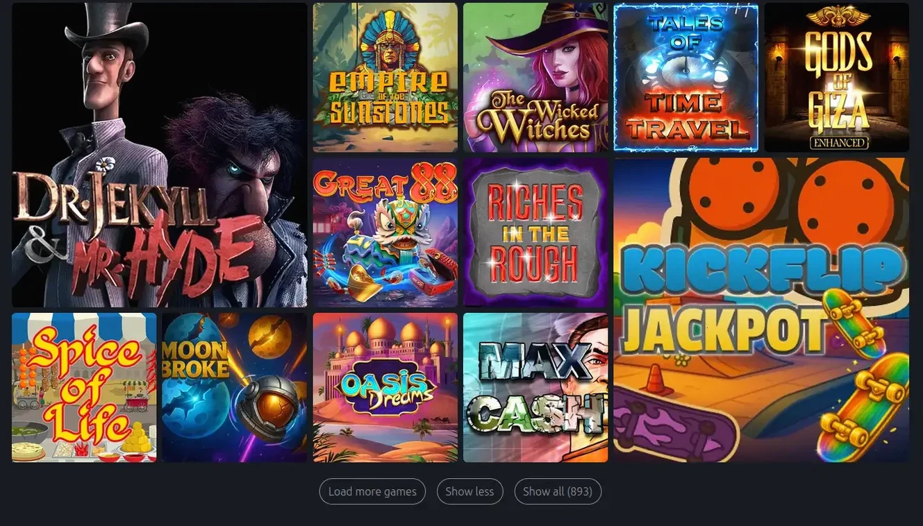 Fambet Casino Spielübersicht